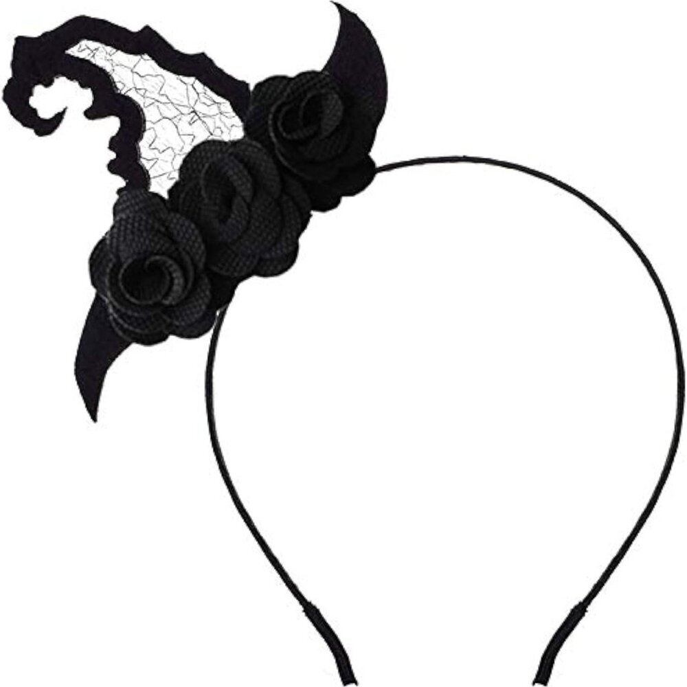 Halloween Spider Ghost Pumpkin mini witch hat Hair Hoop Cosplay Devil Headband